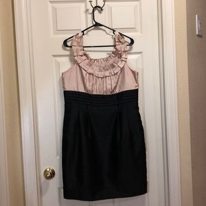 Black and cream dress